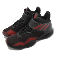 【adidas 愛迪達】籃球鞋 Explosive Bounce 2018 黑 紅 男鞋 緩震 魔鬼氈 愛迪達(BB7301)