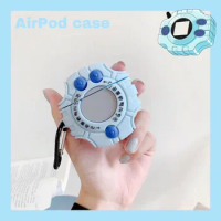 3D lovely Digimon Monster Digivice Evolutionary Machine Headphone Cases For Apple Airpods 1/2 Silicone Protection Earphone Cover