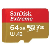 【公司貨】SanDisk 64GB 170MB/s Extreme microSDXC U3 V30 A2 記憶卡