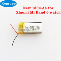 1-5pcs New 3.85V 130mAH Bluetooth Sports Wristband Battery For Xiaomi Mi Band 6 Band6 GPS Mountaineering Running Watch