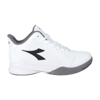 DIADORA 男專業籃球鞋-2E-寬楦 訓練 運動 避震 反光 DA71283 白灰