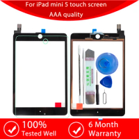 For iPad Mini 5 Touch Screen Mini5 5th Gen Digitizer 2019 Touchscreen Glass Replace A2124 A2126 A2133 With Tempered Glass+Tools