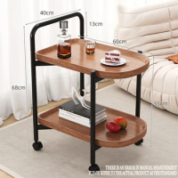 Removable Small End Trolley Living Room Sofa Side Mini Table With Wheels Sheing Kitchen Storage &amp; Organization