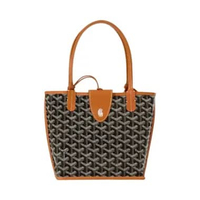 Goyard Anjou Mini Bag with Croc Universel Black Tan Black,Brown