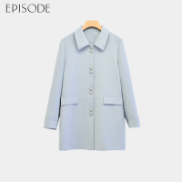 EPISODE - 氣質百搭小翻領雪紡長袖外套E44C20