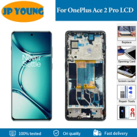 6.74'' Original AMOLED For OnePlus Ace 2 Pro LCD Screen Display Touch Panel Digitizer For OnePlus Ace 2Pro LCD Display Replace