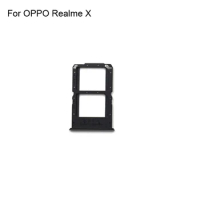 1PC For OPPO Realme X Tested Good Sim Card Holder Tray Card Slot For OPPO RealmeX Sim Card Holder