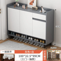STO Rak Kasut Solid Wood Home Shoe Cabinet Large Capacity Storage Rack Entryway Shoe Rack Economical