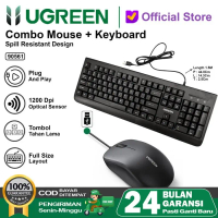 UGREEN 90561 Keyboard Mouse Set Wired Kabel USB Support Windows Macbook
