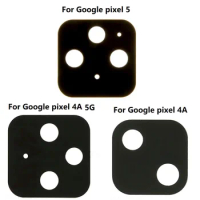 New For Google Pixel 5 GD1YQ / GTT9Q For Pixel 4A/ 4A 5G Phone Rear Camera Rim Lens Cover (without Logo) Black Color