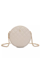 Swiss Polo Women's Casual Chain Sling Bag / Crossbody Bag (Tas Selempang Wanita) - Krem