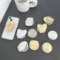 INS Metal Love Heart For Magsafe Magnetic Phone Griptok Grip Tok Stand For iPhone 15 Foldable Wireless Charging Case Holder Ring