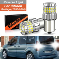 2pcs Canbus LED Reversing lights 1156 P21w Ba15s 60SMD 4040 For Citroen Berlingo 1996-2018 Signal Auto Lamp 12V accsesories