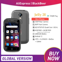Global Version Unihertz Jelly 2E Mini Smartphone Android 12 Unlocked 4GB RAM+64GB ROM Mobile Phone 2000mAh 16MP 4G Cellphone