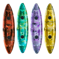 Alpha รุ่น Trio เรือคายัค 2+1 ที่นั่ง เรือไฟเบอร์ Kayak เรือพาย แข็งแรง ทนทาน