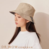 【DR. WOW】抗UV50+防潑水時尚機能漁夫帽(爬山/健走/出遊)