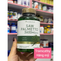 Carlyle Saw Palmetto 3600Mg 250 Tablets  Supports the Prostate, Balances Hormones and Reduces Hair L
