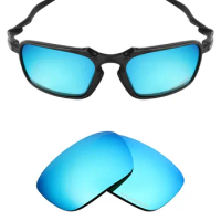 SNARK POLARIZED Resist SeaWater Replacement Lenses for Oakley Badman Sunglasses Ice Blue