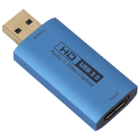 1 Piece -Compatible Capture Card 4K 60Hz HD Video Capture Card USB3.0 Capture Card
