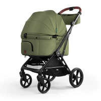 【一年保養】Uppapets Nero Plus 中小型寵物車【承重約20kg】一鍵自動折疊收車 綠色