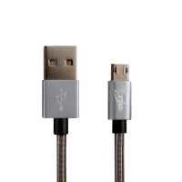T.C.STAR Micro USB雙面插鋁合金充電傳輸線1M/灰色TCW-D1100GR