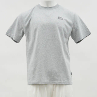 【NEW BALANCE】NB 男款 麻灰色 刺繡550 純棉 短袖 MT51964AG