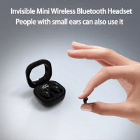 sk19 Mini TWS Wireless Bluetooth Headset Invisible Headphones Noise Cancelling Earbuds for Sleeping With Mic Deep Bass Earphones