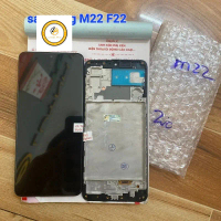 Màn hình thay thế cho máy sAm sUng M22/F22 có khung,A22 4G màn rời