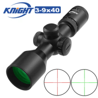 Tactical 3-9x40 Riflescopes Compact Scope Mil dot Reticle Hunting Scopes for Airgun/Rifle Hunting Sight