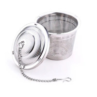 【PUSH!廚房餐具用品】304不銹鋼滷料煲湯茶葉過濾器調味滷包器小號(D79)