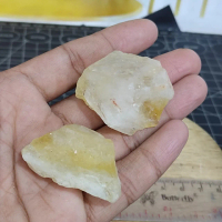 Natural Brazil Honey Citrine Rough / Raw (10) Asli Batu Alam
