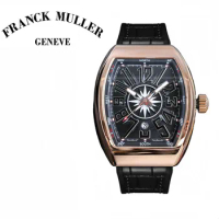 FRANCK MULLER V45 SC DT Series Man Watch Automatic Mechanical Movement Watches For Men High-end Luxury Boutique Men's Watches.