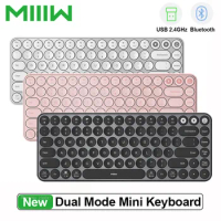 Miiiw Bluetooth Dual Mode Mini Keyboard Wireless 2.4GHz Keyboard For Windows / Mac / Android / IOS Keyboard
