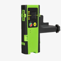 Huepar Digital LCD Laser Receiver Outdoor Mode Laser Detector Pulsing Detect Red &amp; Green Beam Cross Line Laser Level With Clamp