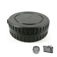Rear Lens Cap + Front Body Cap for Nikon 1 J1 J2 J3 J4 J5 S1 S2 V1 V2 V3 AW1 Replace BF-N1000 LF-N1000
