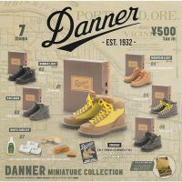 全套7款 日本正版 Danner 品牌系列鞋 扭蛋 轉蛋 擺飾 迷你鞋靴 模型 kenelephan - 410217