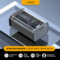 UNEED GlazeBox Powerbank Transparent QC PD VOOC 10000mAh 22.5W- UPB631