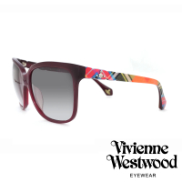 【Vivienne Westwood】英國精品時尚系列造型太陽眼鏡(VW853-02-繽紛彩)