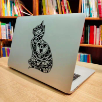 Mandala Cat Laptop Sticker for Macbook Decal Pro 16" Air Retina 11 12 13 15 inch Mac Book 14" Asus Vivobook Notebook Vinyl Skin