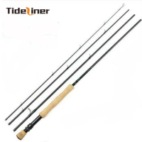 Tideliner 9' #7/8 fly fishing rod high carbon 4 sections 2.7M 9FT fly fishing rod fishing tackle tools vara de pesca