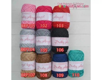 BRP1 Benang Rajut Poly Angel bahan Polyester 88gram (Per Gulung)