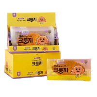 韓國GINI F&amp;S 牛角可頌餅乾20gX10片(扁可頌.牛角鍋巴)