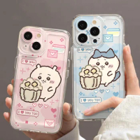 Anime Kawaii Chiikawas iPhone Case Iphone 15 13 14 Mini Pro Max Cartoon Usagi Hachiware Chiikawas Phone Case Creative Girl Gift