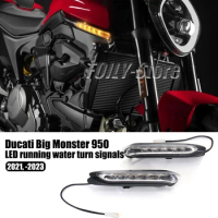 Luz de señal de giro LED para motocicleta, indicador de día y noche para Ducati Monster 950, MONSTER 937, 2021, 2022, 2023, luz