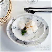大理石紋系列餐具15.5CM甜點盤 Z080-C