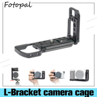EachRig L-Bracket Camera Cage for Sony A6400, A6000, A6300 Arca-Type Compatible Dovetail Quick Release Plate