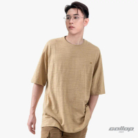 GALLOP : เสื้อยืดผ้าสลาฟ Slub-Oversized ผู้ชาย รุ่น GT9164 สี Warm Brown น้ำตาล / ราคาปกติ 1590.- คํ