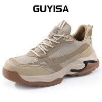 Giày Bảo Hộ Nam, GUYISA, Chống Va Đập Và Chống Đâm Thủng, F097, Có Cỡ 37-45