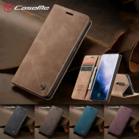 CaseMe Retro Leather Magnetic Flip Phone Case For OnePlus 7 8 Pro 8T 11 Oneplus Nord Wallet Cover Coque One Plus 8T 7 8 Pro Case