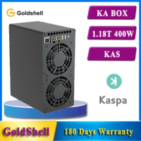 New Goldshell KA BOX 1.18Th/s Kaspa Miner 400W KAS Crypto Mining Machine Kaspa Rig Asic Miner Goldshell KAS Miner Box